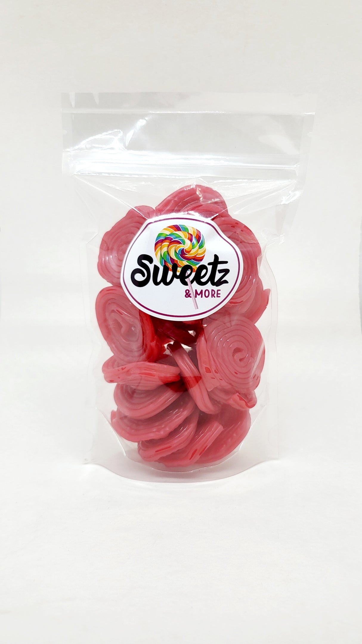 Licorice Wheels Strawberry 9 oz