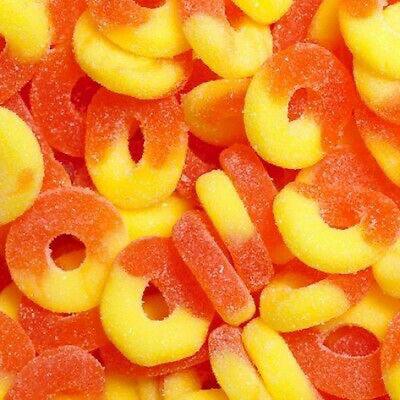 Gummy Rings Peach 11 oz