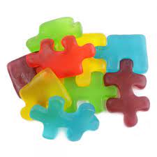 Gummy Puzzle Pieces 11 oz