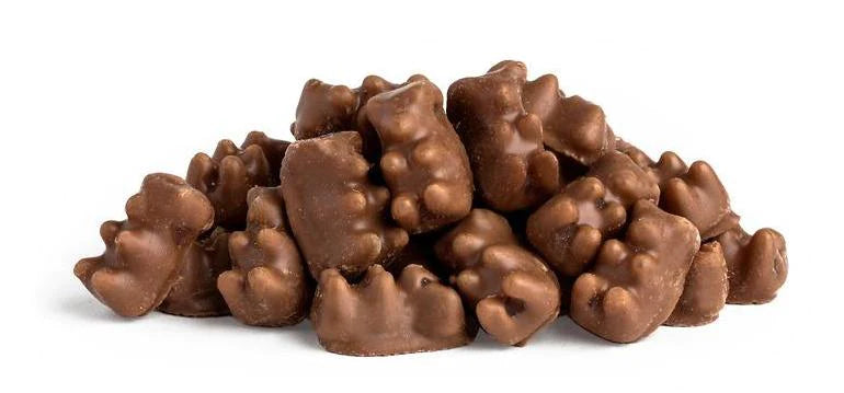 Milk Chocolate Covered Gummy Bears 10 oz