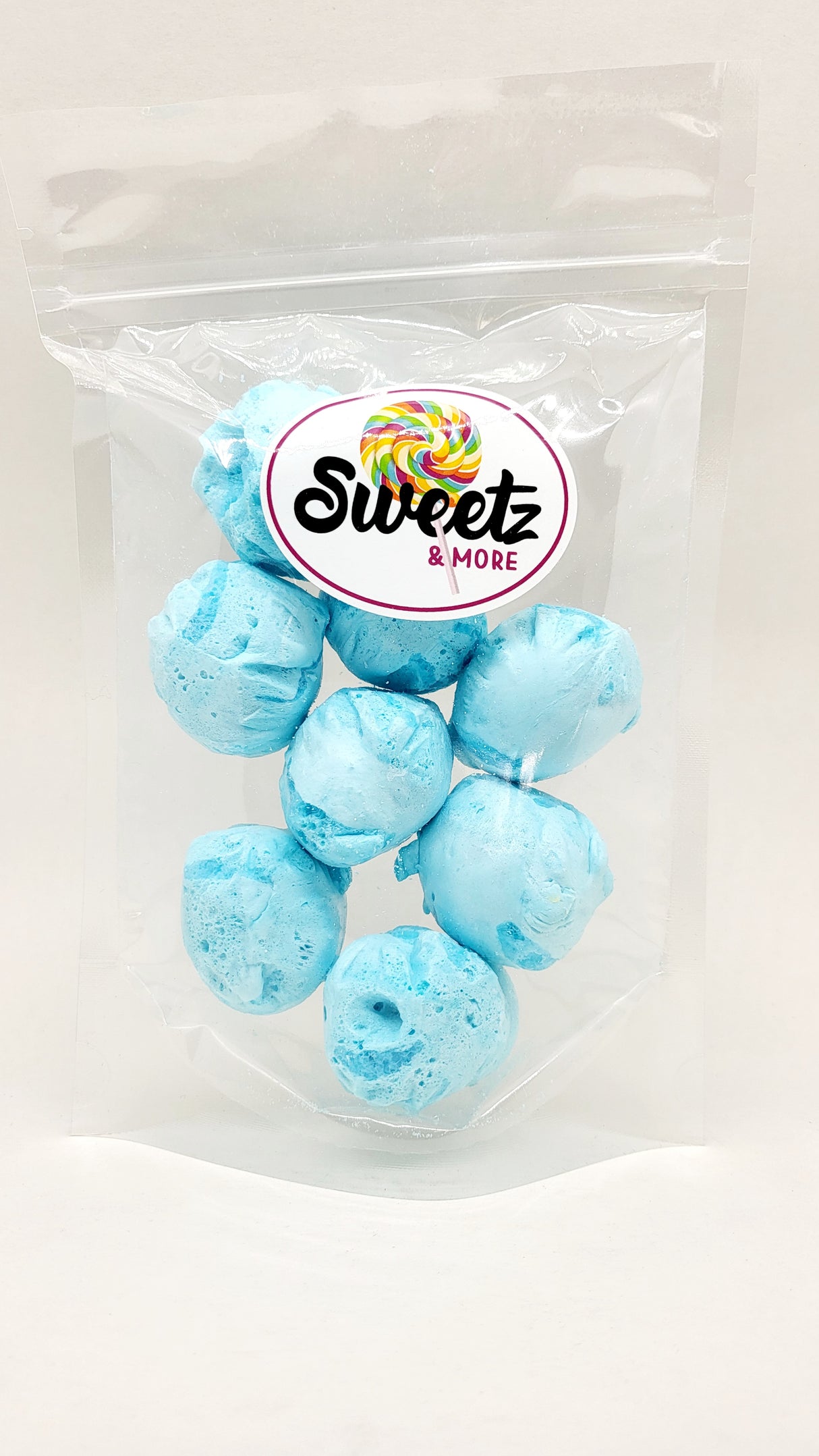 Freeze Dried Blue Raspberry Salt Water Taffy 1.5 oz