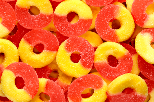 Gummy Rings Strawberry Banana 11 oz