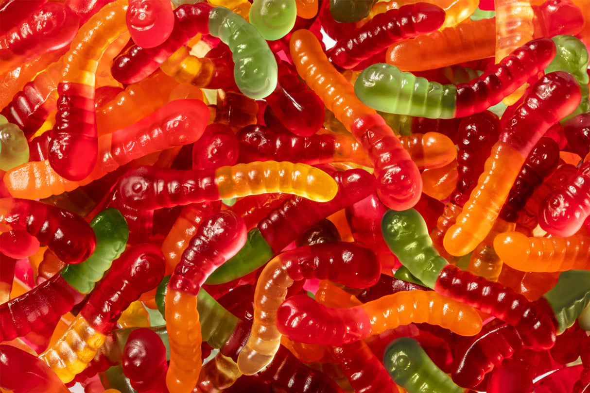 Gummy Worms 5 Natural Flavor 12 oz