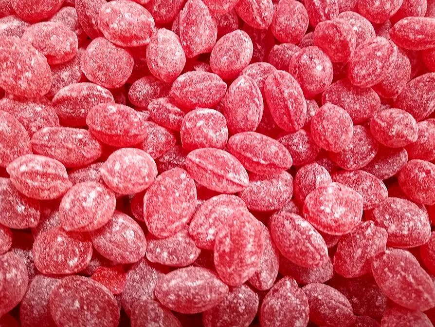 Sanded Raspberry Drops 12 oz