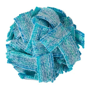 Mini Sour Blue Raspberry Belts 8 oz