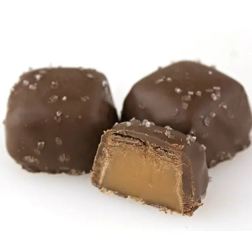 Milk Choc Sea Salt Caramels Square 9