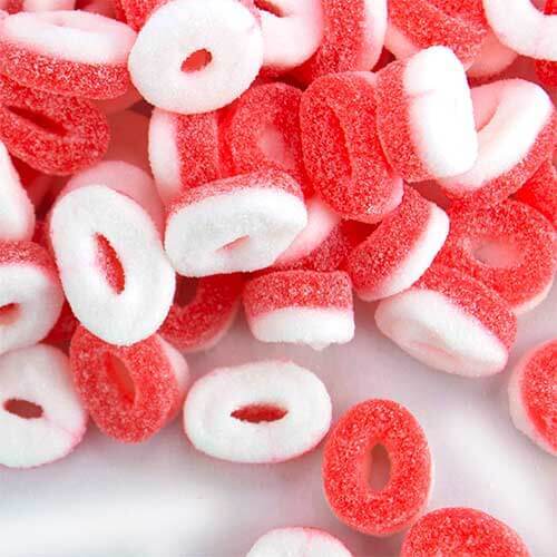 Gummy Rings Strawberry 10 oz