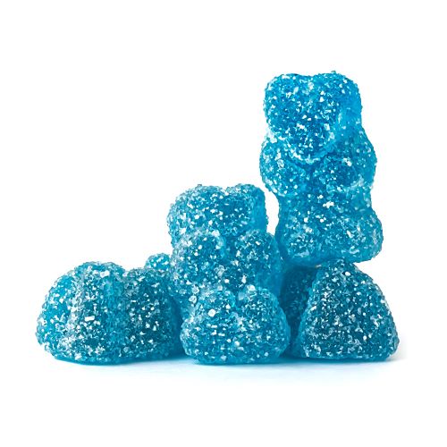 Gummy Bears Sour Blue Raspberry 12 oz