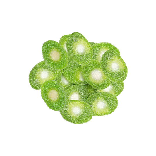 Gummy Kiwi Slices Sour 10 oz