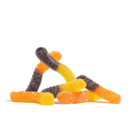 Mini Sour Fall Gummy Worms 12 oz