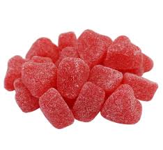 Cherry Jelly Hearts 12 oz