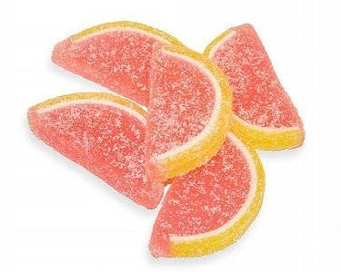 Fruit Jelly Slices Pink Grapefruit 9 oz