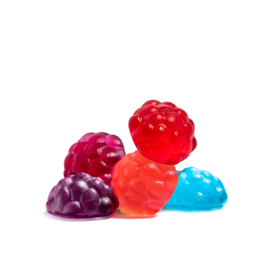 Gummy Raspberries Mixed 12 oz