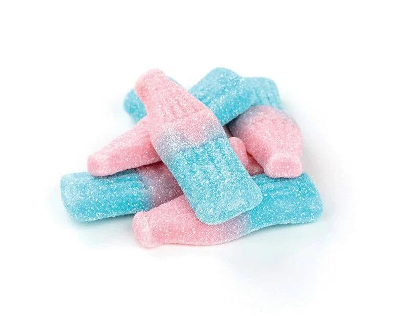 Gummy Sour Giant Bubblegum Bottles 11 oz