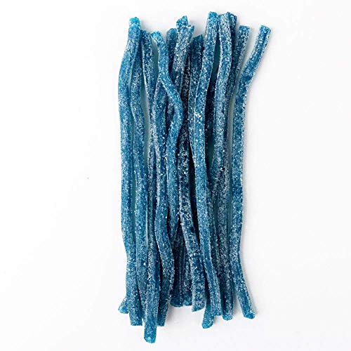 Sour Blue Raspberry Straws 8 oz