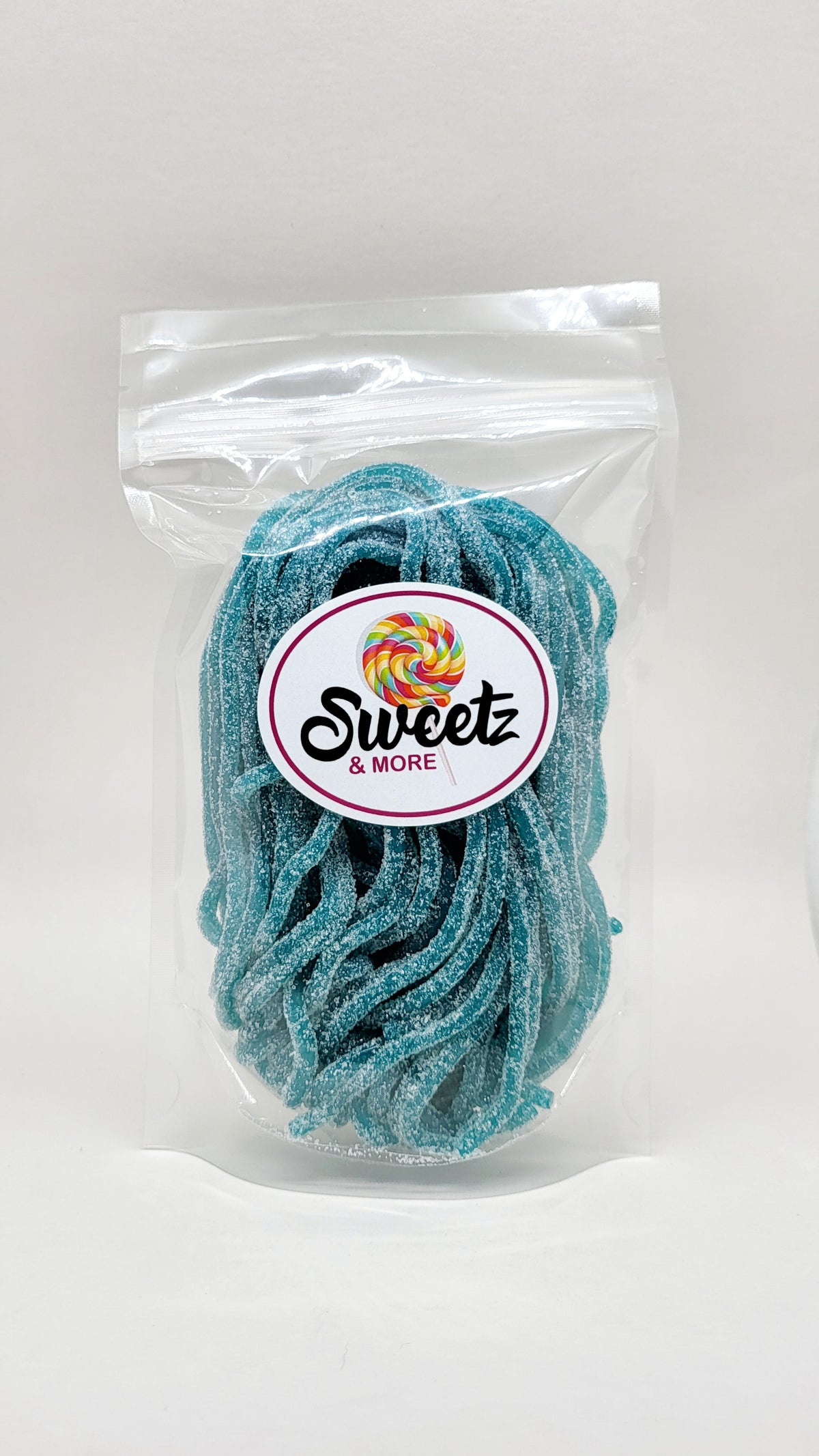 Sunshine Raspberry Laces Laces Sour Blue Raspberry 8 oz – Sweetz & More